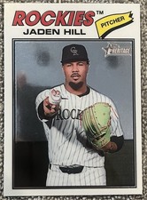 2026 Topps Heritage - Jaden Hill #26 Chrome