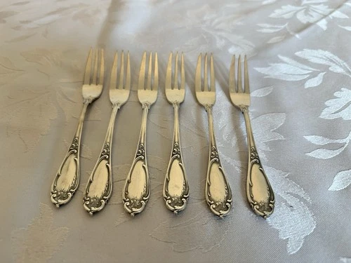 Chantilly By Gorham - Sterling Silver Dessert Forks (set Of 6) - 157 Grs Approx.