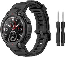 Band Compatible with Amazfit T-Rex/T-Rex Pro Band Soft Silicone Wristbands Repla