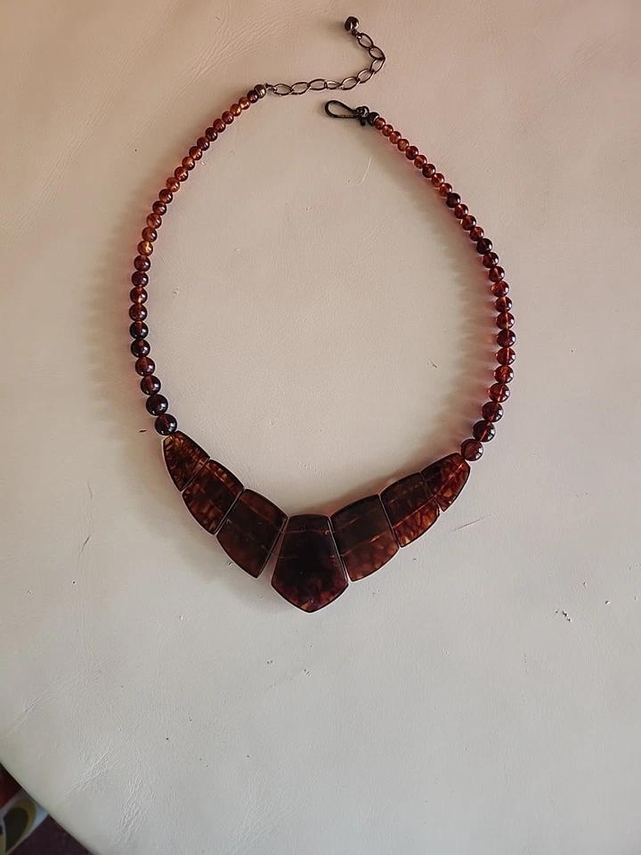Jay King Vintage Amber Necklace - Image 2 of 4