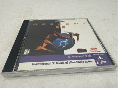 Descent 2 II for Windows PC 1996 CD ROM Interplay