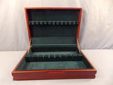 Flatware Mahogany Silver Chest by Wallace Silversmiths