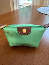 Longchamp Green Coin Case - EXCELLENT CONDITION