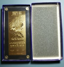 Vintage 1993 COLORADO ROCKIES Ultra 24KtGold plated INAUGURAL OPENING DAY TICKET