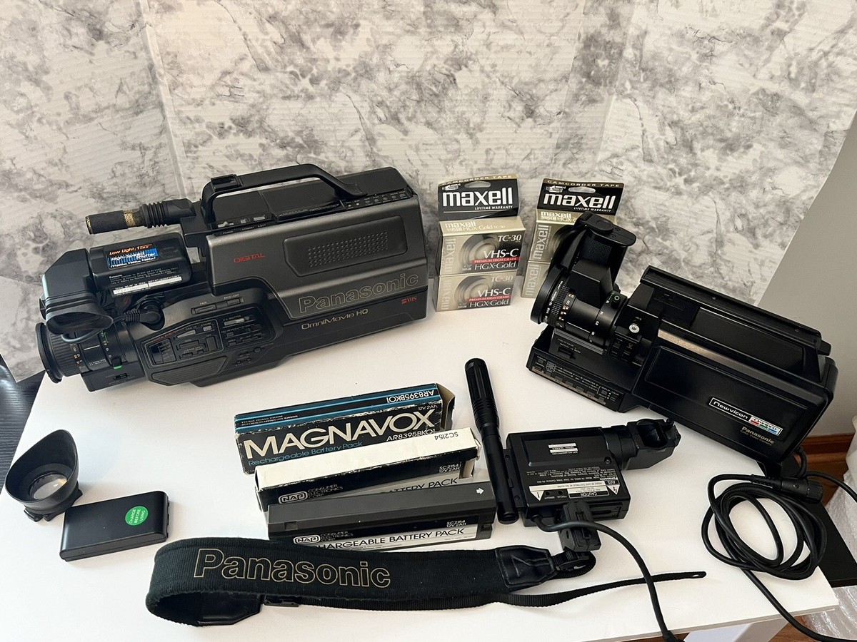 Panasonic Omnimovie & OmniPro Bundle/VHS/Camcorder/New Vicon
