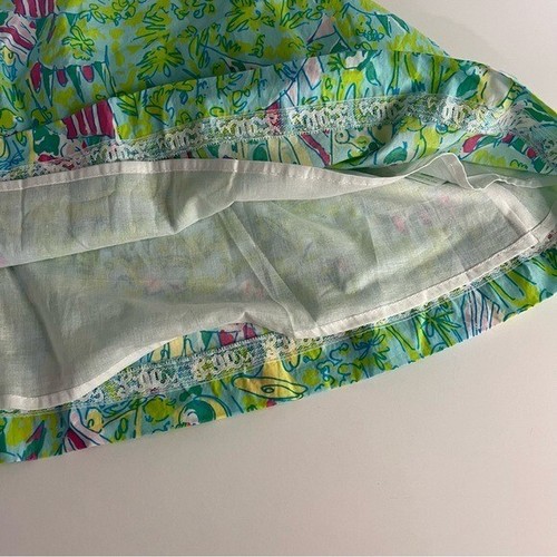 Lilly Pulitzer Frog Parade Skirt 4 - Picture 8 of 10