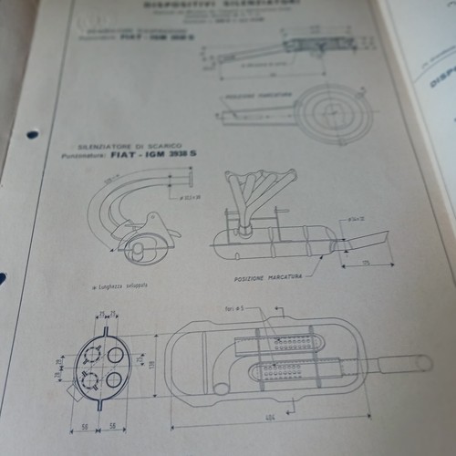 Fiat 850 Coupe Type 100 GC COPY HOMOLOGATION CARD 1965 ASI - Picture 5 of 6