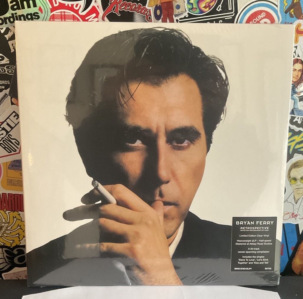 洋楽 BRYAN FERRY RETROSPECTIVE 5CD Boxset BRYAN FERRY Retrospective NEW 2LP CLEAR VINYL W/HYPE STICKER