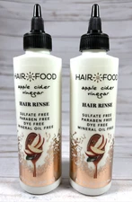 Hair Food Apple Cider Vinegar Rinse 6.7oz (Lot of 2) Sulfate & Paraben Free 2x