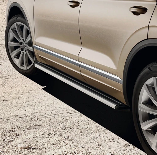 Genuine VW Touareg CR Running Board for Side Skirts Set 761071691 Aluminium