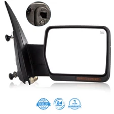 Passenger Side Power Mirror for 07-14 Ford F-150 Heated Puddle Signal Light