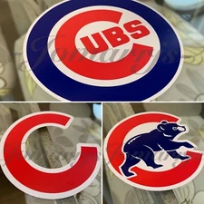 Chicagos Cubs Baseball Team Logo MLB Sticker Decal Vinyl 2-18" waterproof