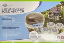 AQUASCAPE #75001 POND AERATOR 4-OUTLET AERATION KIT 