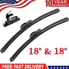 1818 Premium Quality All Season Beam Windshield Front Wiper Blades Set Of 2