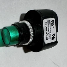 New, Ledtronics, RPLH16-02-04-02, LED Panel Mount, Green, 16mm RPLH16-130