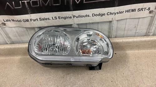 08 14 Dodge Challenger Driver Side Halogen Headlight Assembly Left 05028777AA - Picture 3 of 14