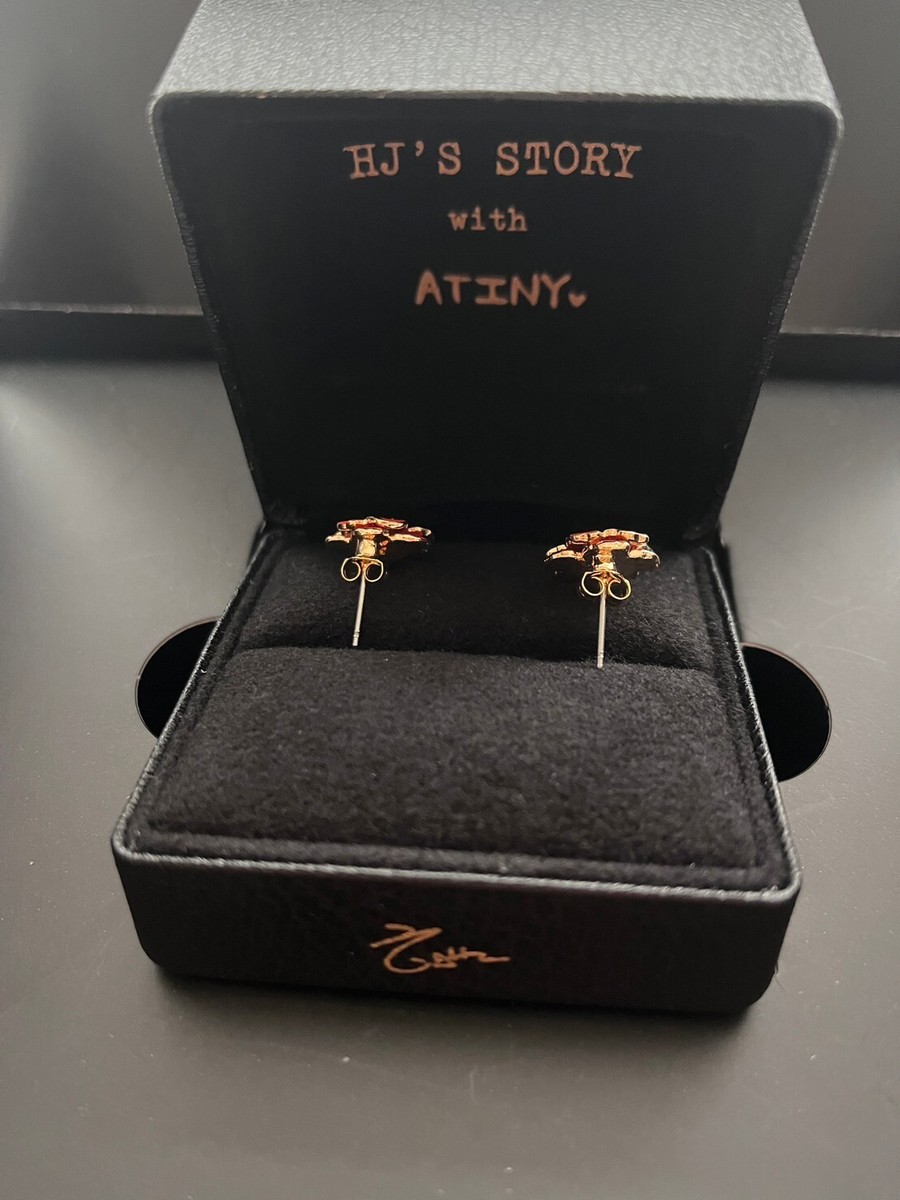 ATEEZ ホンジュン MD EARRINGS CASE ATEEZ HONGJOONG BIRTHDAY 2022 Earrings + Case + Photocard +