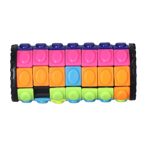 Cylinder Puzzle Toy 7 Layers Stress Relief Toy Rotate Slide Puzzle Toy For Kids - Picture 8 of 12