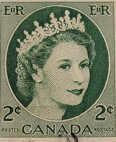 Canada affrancatura ~ Regina Elisabetta II ~ francobollo verde 2 ¢ ~ annullato/inviato ~ 04 - Foto 4 di 6