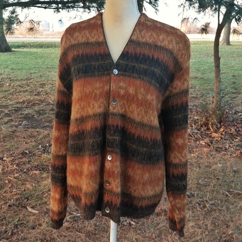 60s fuzzy mohair cardigan - Gem 60s fuzzy mohair cardigan - Gem