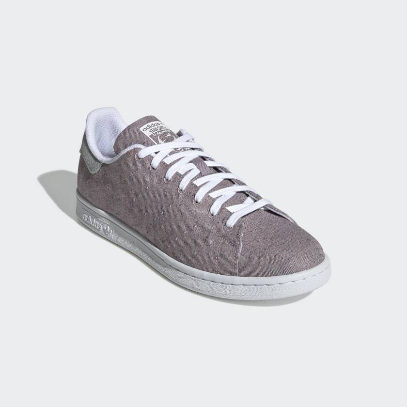 adidas Stan Smith Tennis Sneaker Recycled Textile MORPHLON® GY5460 Purple Grey adidas Stan Smith Tennis Sneaker Recycled Textile MORPHLON® GY5460 Purple Grey