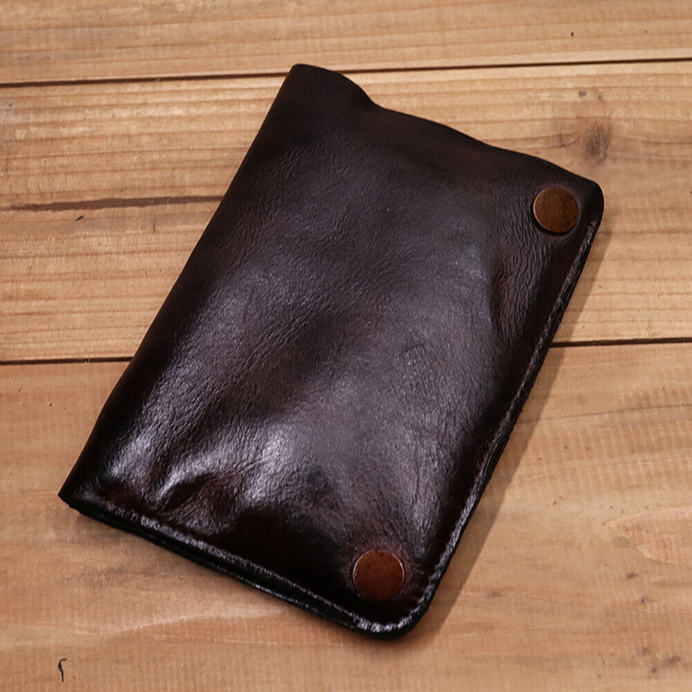 Fashion Genuine Leather Soft Wallet Purse Credit Card Zip Pocket Coin Holder
