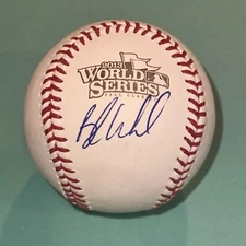 BRANDON WORKMAN (Red Sox) Signed Official 2013 WORLD SERIES Baseball Beckett