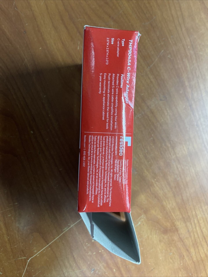 Honeywell Home CWire Adapter for WiFi Thermostats THP9045A1098 NEW