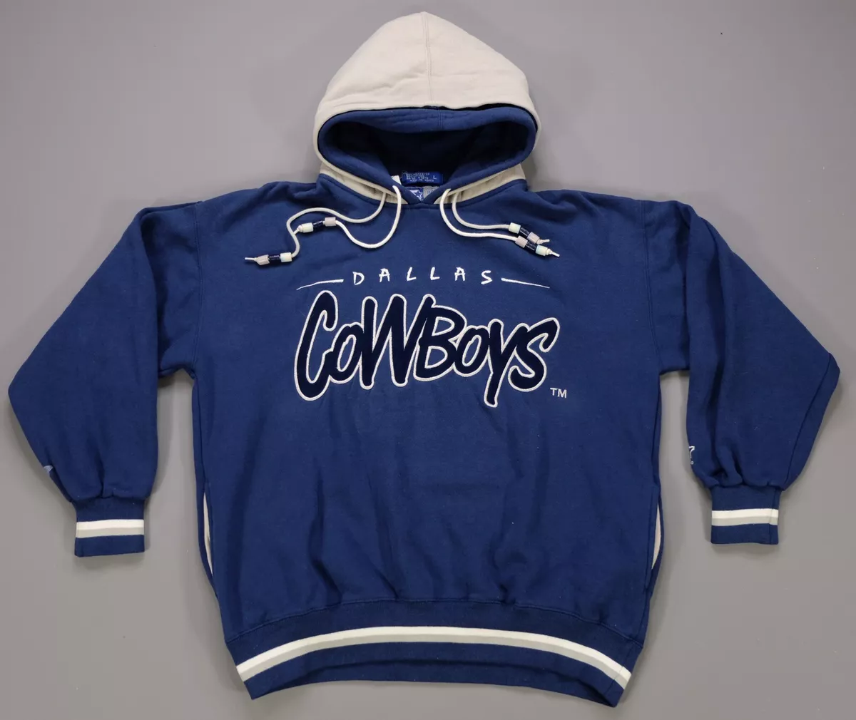 Rare Vintage STARTER Dallas Cowboys Pullover Double Hoodie