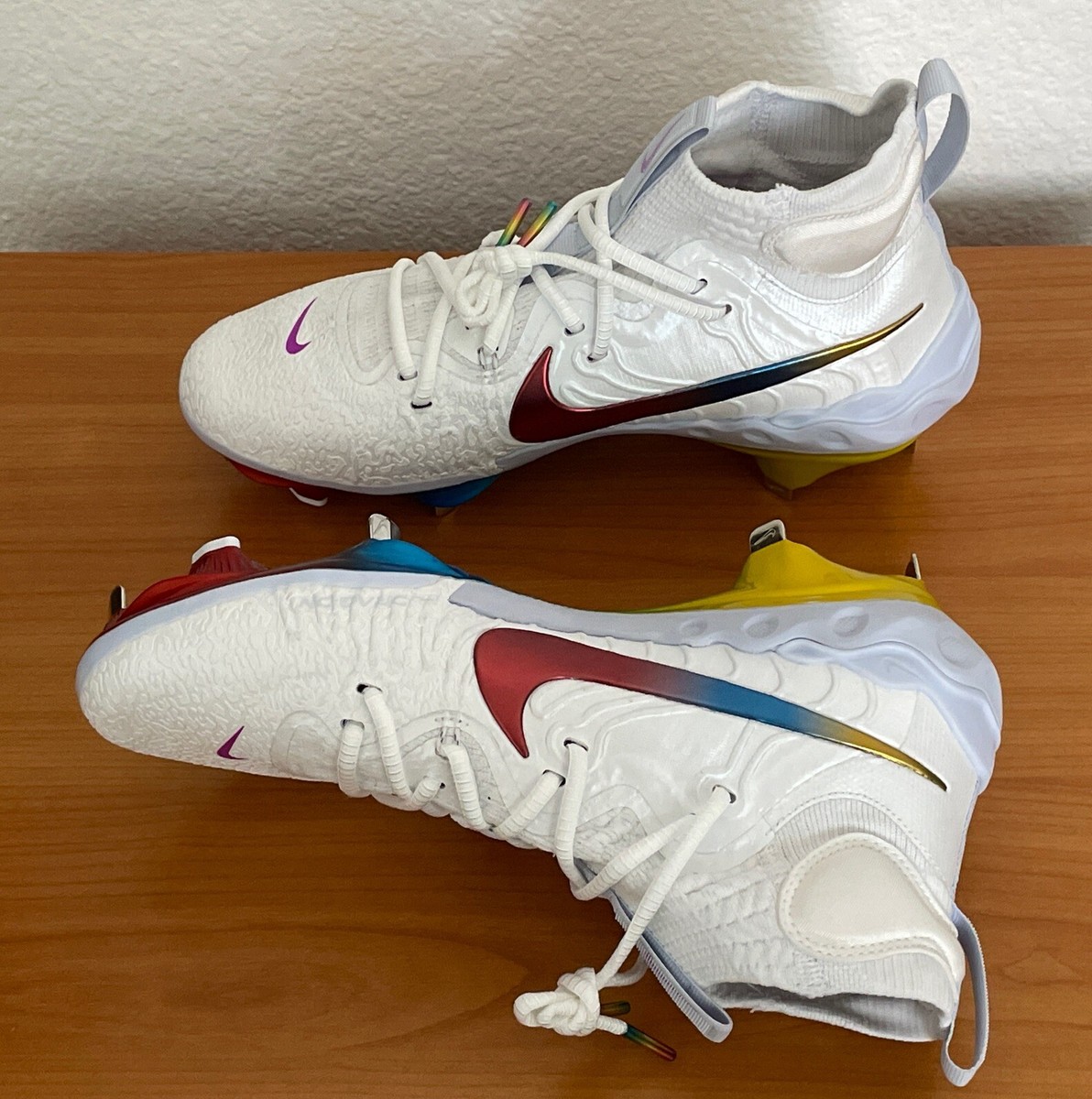 Nike Alpha Huarache NXT 'Rainbow' Baseball Cleats DJ6517-106