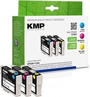 Kmp E130V Vorteilspack FüR Epson Stylus (T1302+T1303+T1304) SX525WD Cyan, Magent