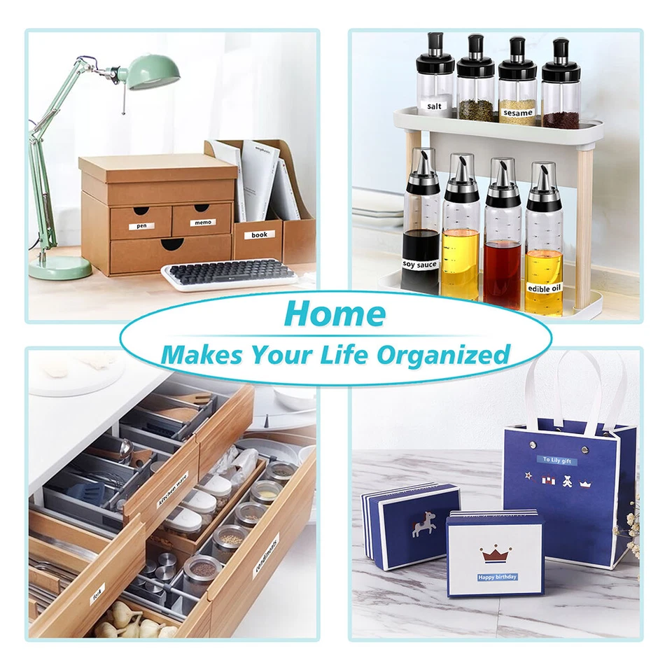 Cinta para hacer etiquetas 6PK laminada de 12 mm para Brother P-Touch TZ-231 TZe-231 PT-H110 Foto 3 de 4