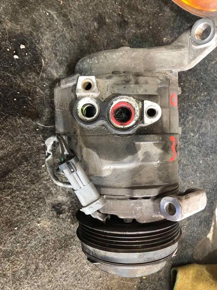 GMC Sierra 1500 2003-2010 compresor de aire acondicionado con embrague V8 4,8 L 5,3 L 6,0 L 8,1 L OEM Foto 2 de 3