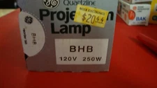 BHB 250 WATT   16MM projection lamp (GE BRAND)