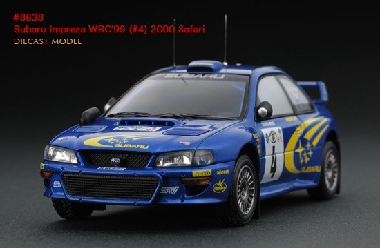 HPI レーシング　インプレッサ　ラリー　1/43 SALE! HPI #8638 2000 Safari Rally Subaru Impreza RS WRX STI