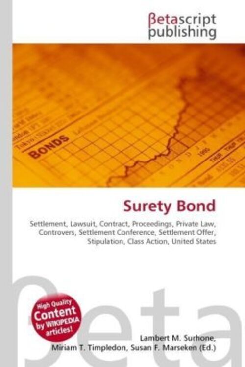 Lambert M. Surhone (u. A.) | Surety Bond | Taschenbuch | Englisch