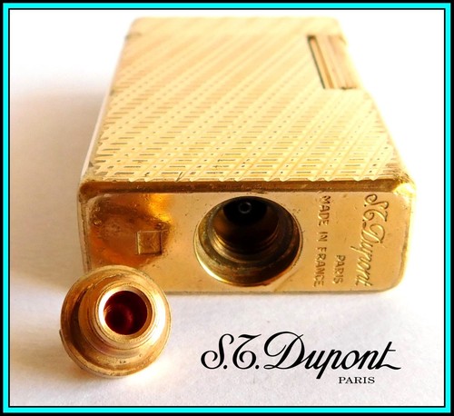 S.T. Dupont Large Line 1 Rose Gold Plated Lighter / Briquet - JUST SERVICED - Picture 13 of 19