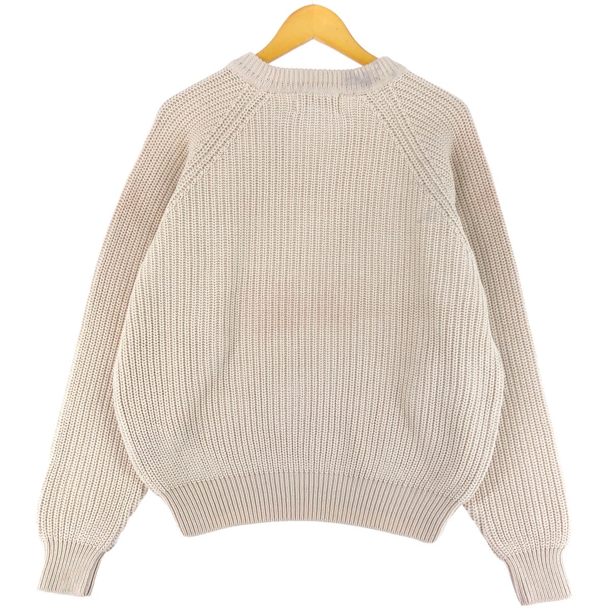 トップス 1980s Eddie Bauer cotton knit sweater 80s-90'S Eddie Bauer Ribbed Cotton Knit Sweater Men's XL