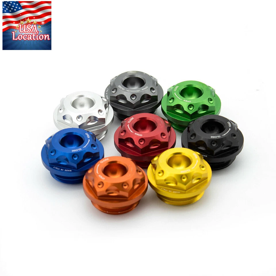 Tampa do tanque de enchimento de óleo do motor de motocicleta Yamaha XV535 VIRAGO 1987-2000 combustível - Imagem 4 de 4