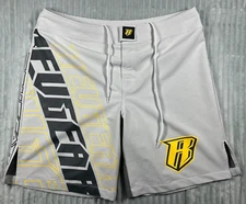 Revgear Centurion Elite Technical Combat Shorts Men's 2XL MMA/Boxing White  Logo