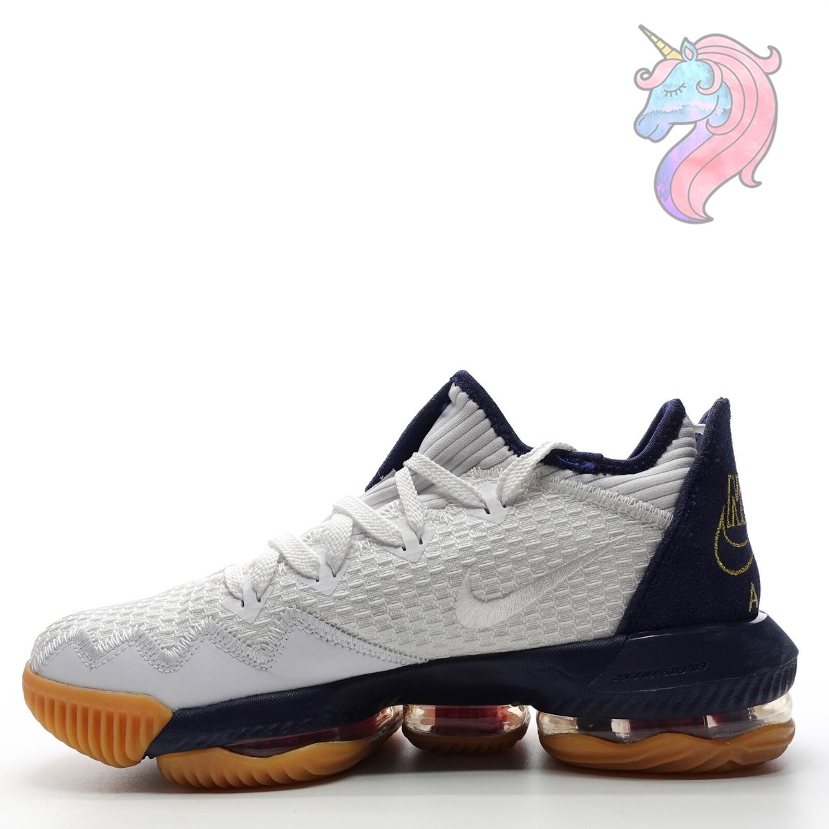 Nike Lebron XVI 16 Low Mens Size 7 USA Navy White Basketball