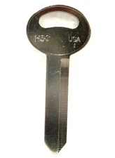 Lot of 2 Taylor H50-NP Key Blanks for 1980's to 90's Fords,Door, Trunk, Glove