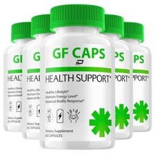 (5 Pack) GF Caps Capsules – GFCaps, All Natural Glycogen Support Support Energy