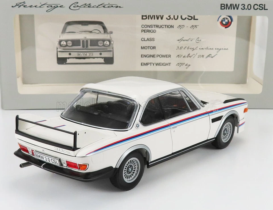 ミニチャンプス PMA 1/18 BMW 3.0 CSL 1972 シルバー ミニチャンプス PMA 1/18 BMW 3.0 CSL 1972 シルバー