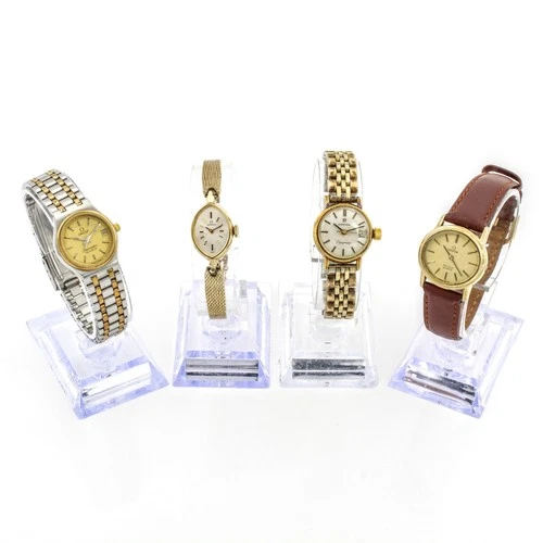 Vintage Omega Seamaster Deville Ladymatic Ladies Wristwatches Lot of 4 #WB4518-5