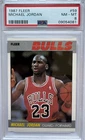MICHAEL JORDAN PSA 8 1987-88 FLEER BASKETBALL #59 GREAT CENTERING AND CORNERS!!!