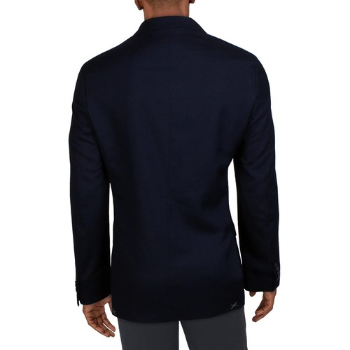 Nautica Mens Blue Textured Two-Button Suit 40R BHFO 0877 - Picture 2 of 2