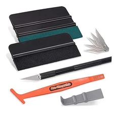  Vinyl Wrap Tool Set Include Vinyl Squeegee with Felt, Micro Squeegee, Craft 