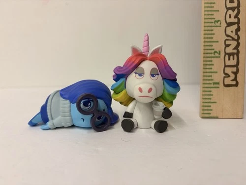 Funko Disney Pixar Inside Out Sadness And Rainbow Unicorn Vinyl Mystery Minis