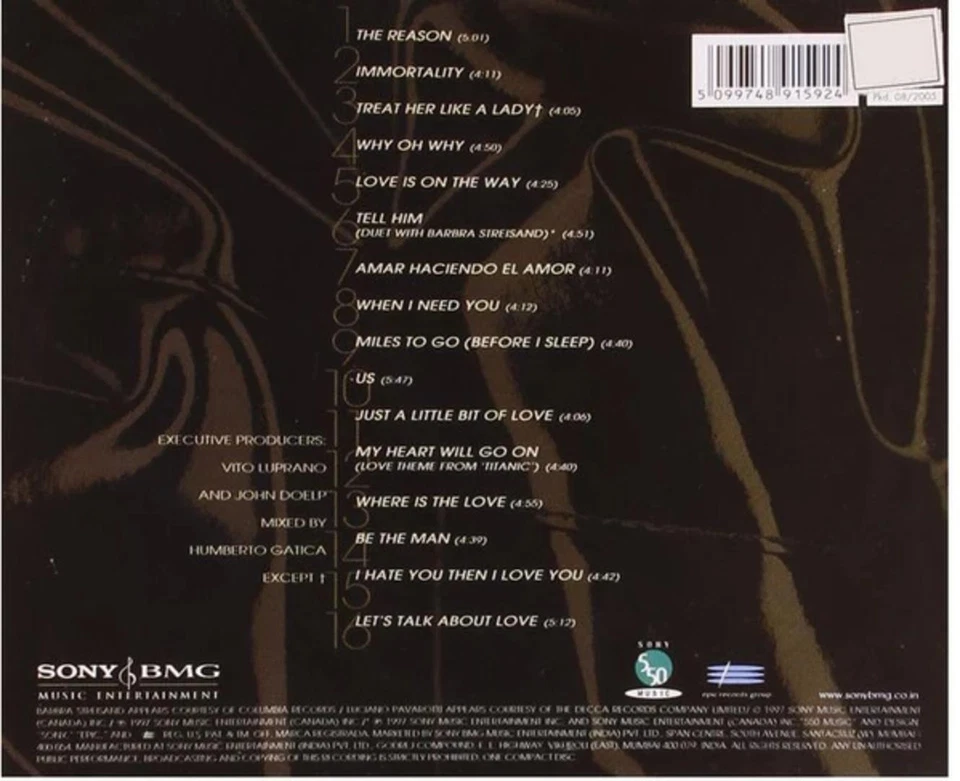 Cd Céline Dion - Let's Talk About Love (1997) - Photo 2/4